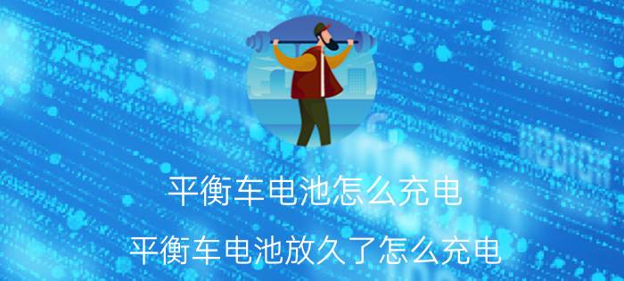 平衡车电池怎么充电 平衡车电池放久了怎么充电？